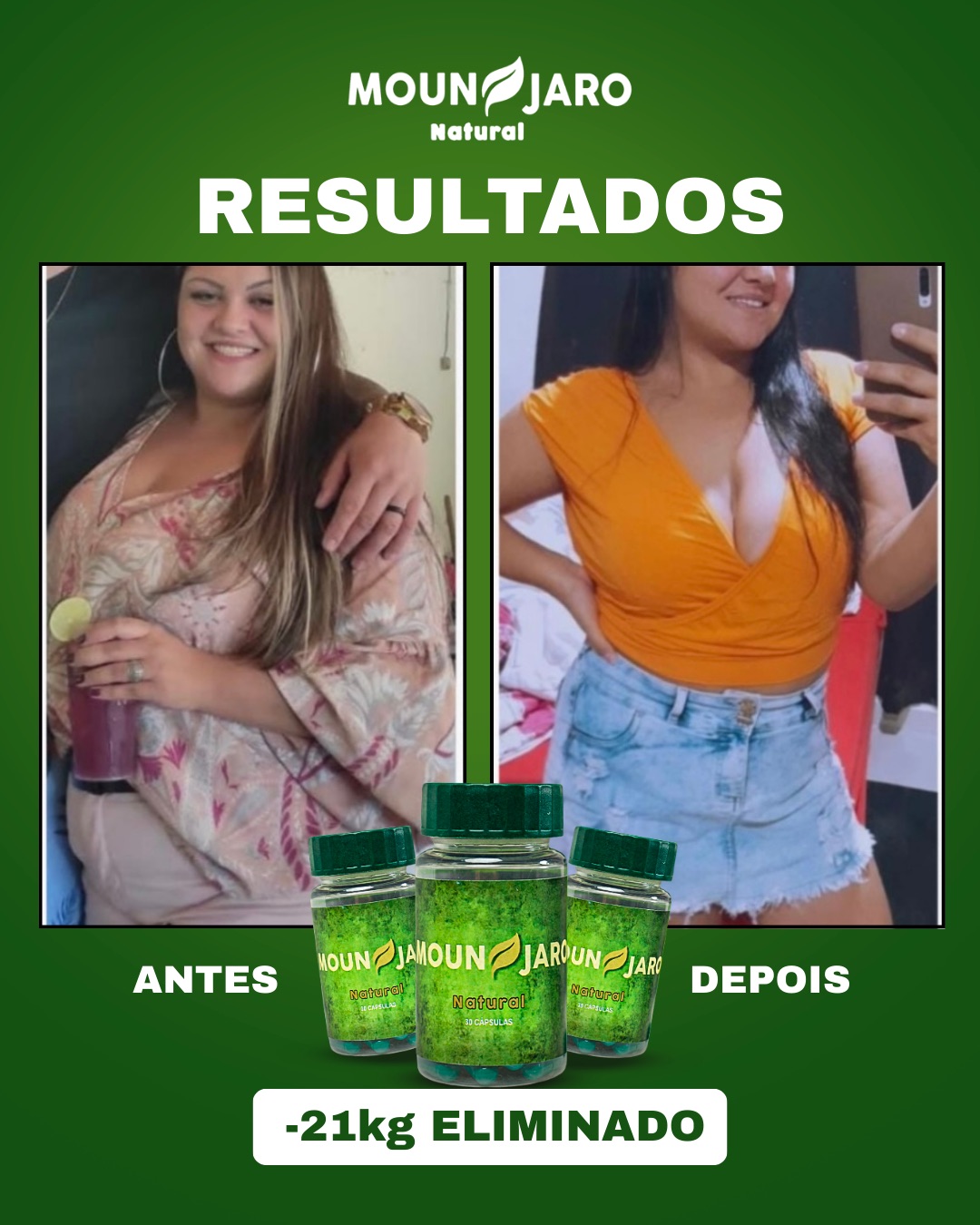 ANTES E DEPOIS - MOUNJARO - CRIATIVO - FEED